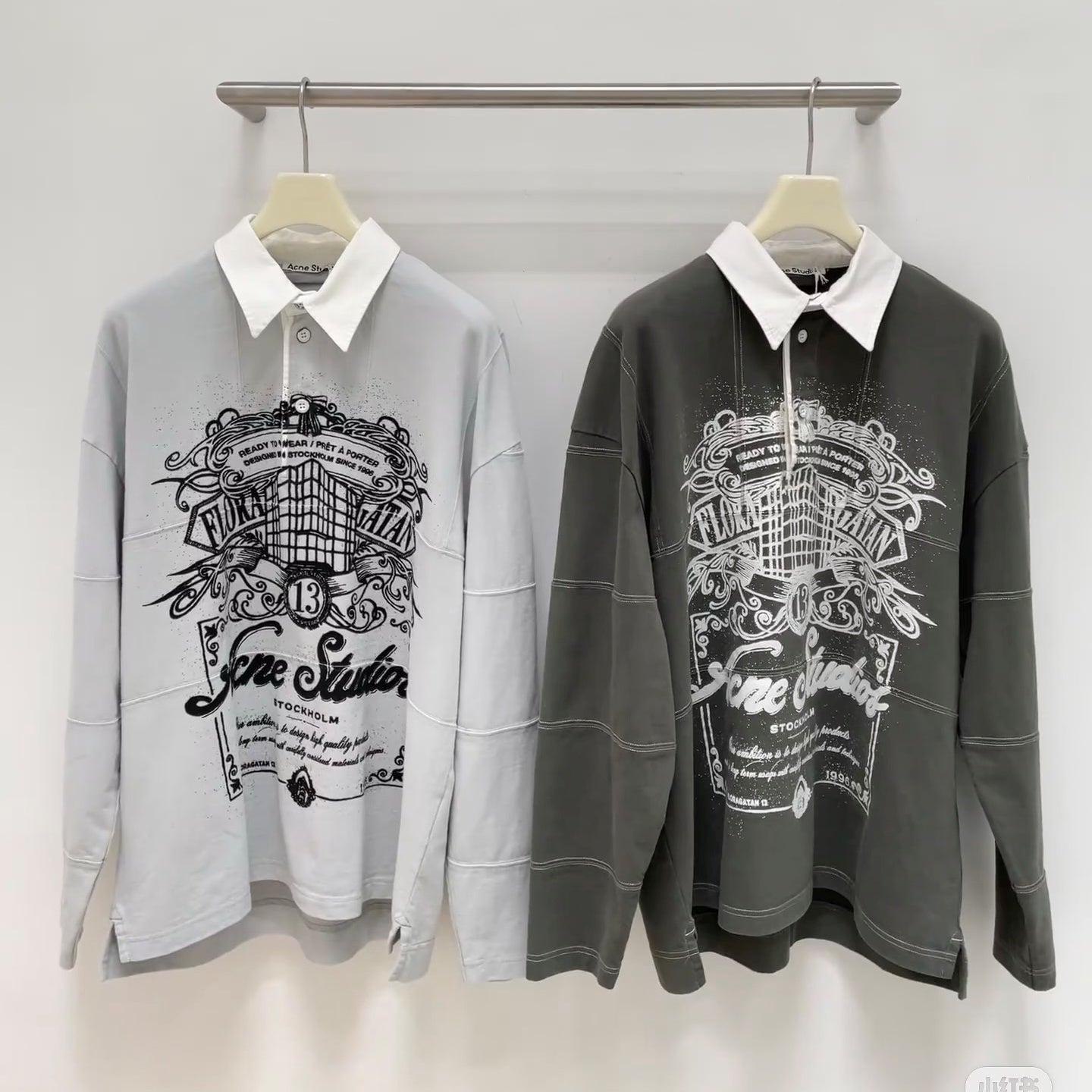 루즈 폴로탑 티셔츠 (Loose polo top T-shirt)