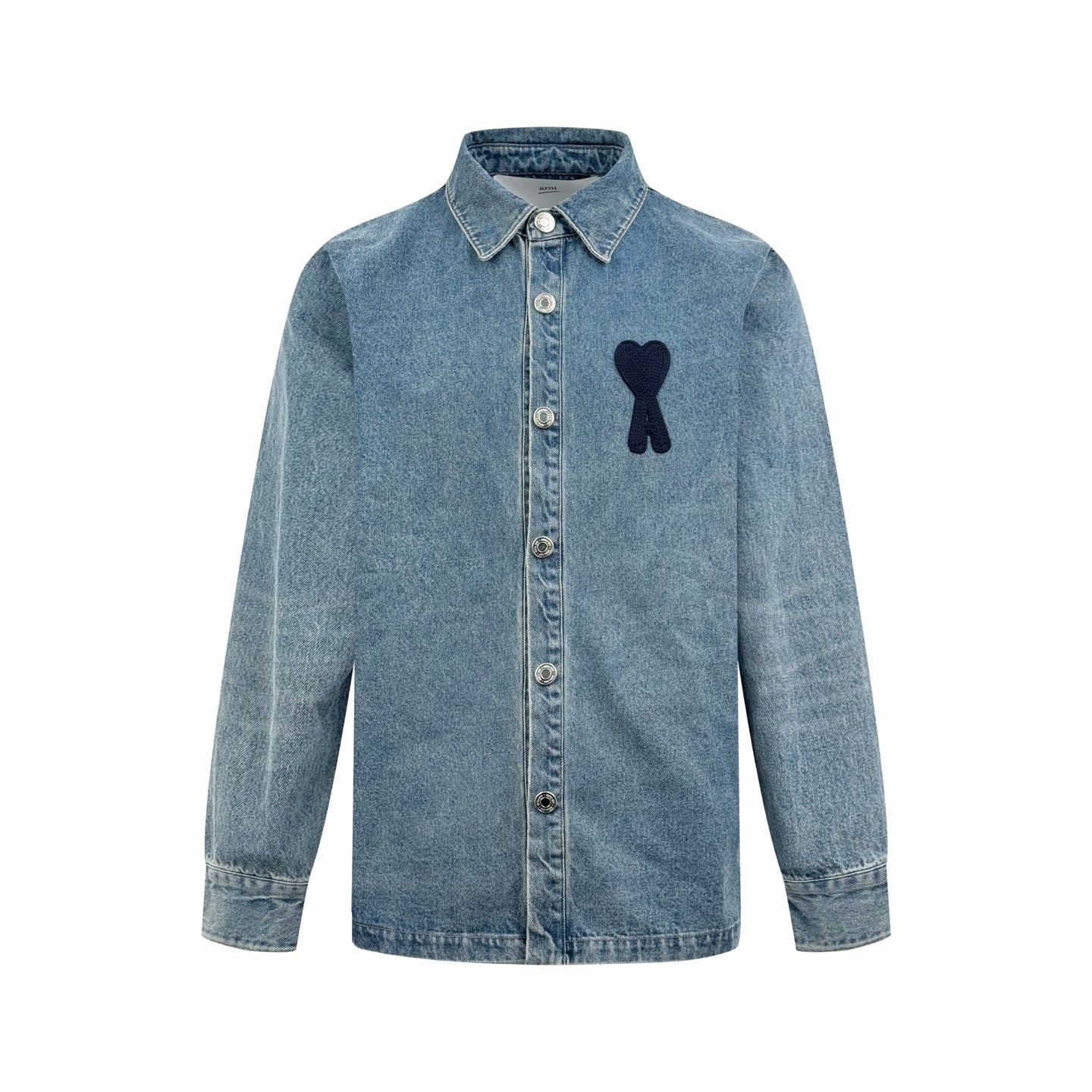 하트 데님 재킷 (heart denim jacket)