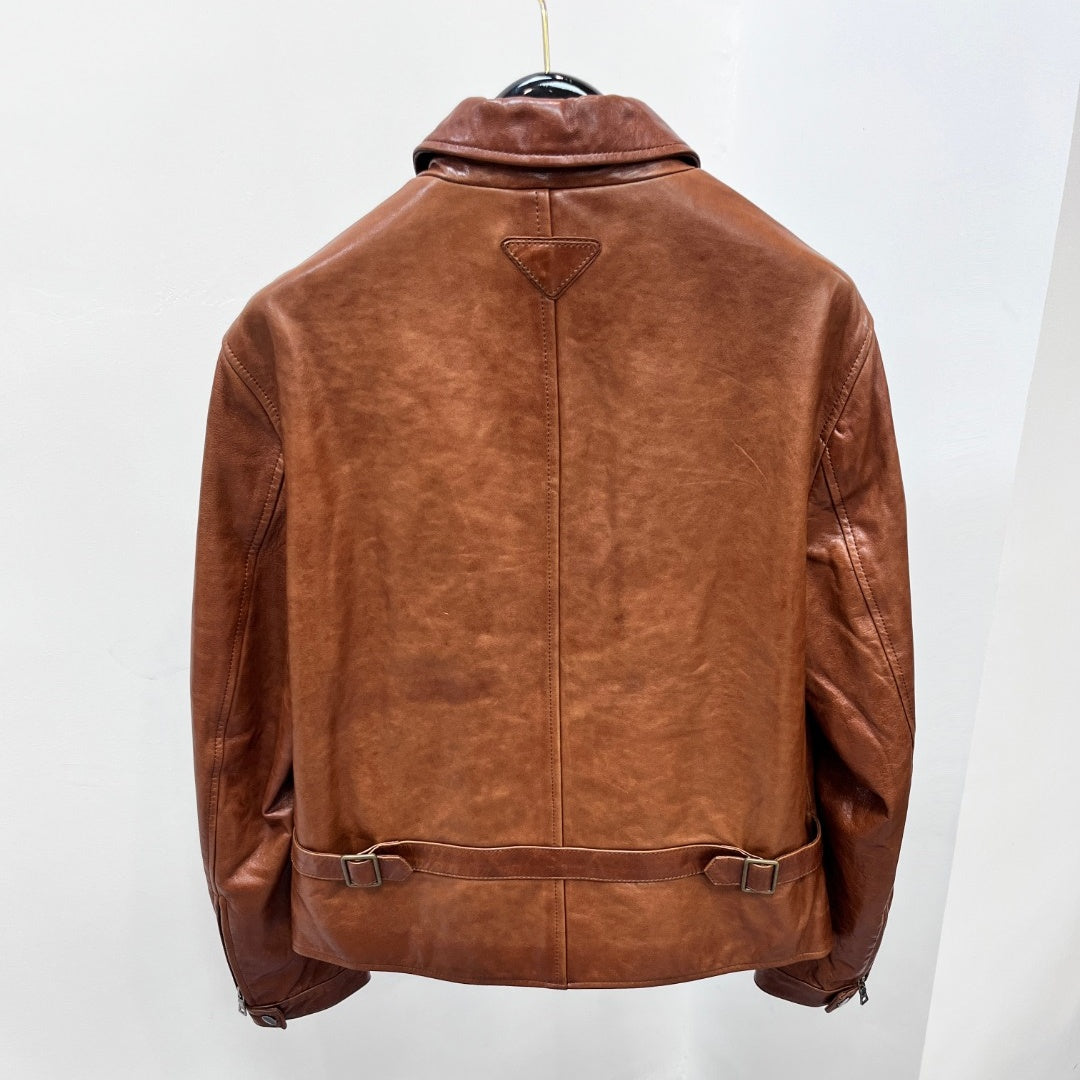 왁스 빈티지 가죽자켓 (wax vintage leather jacket)