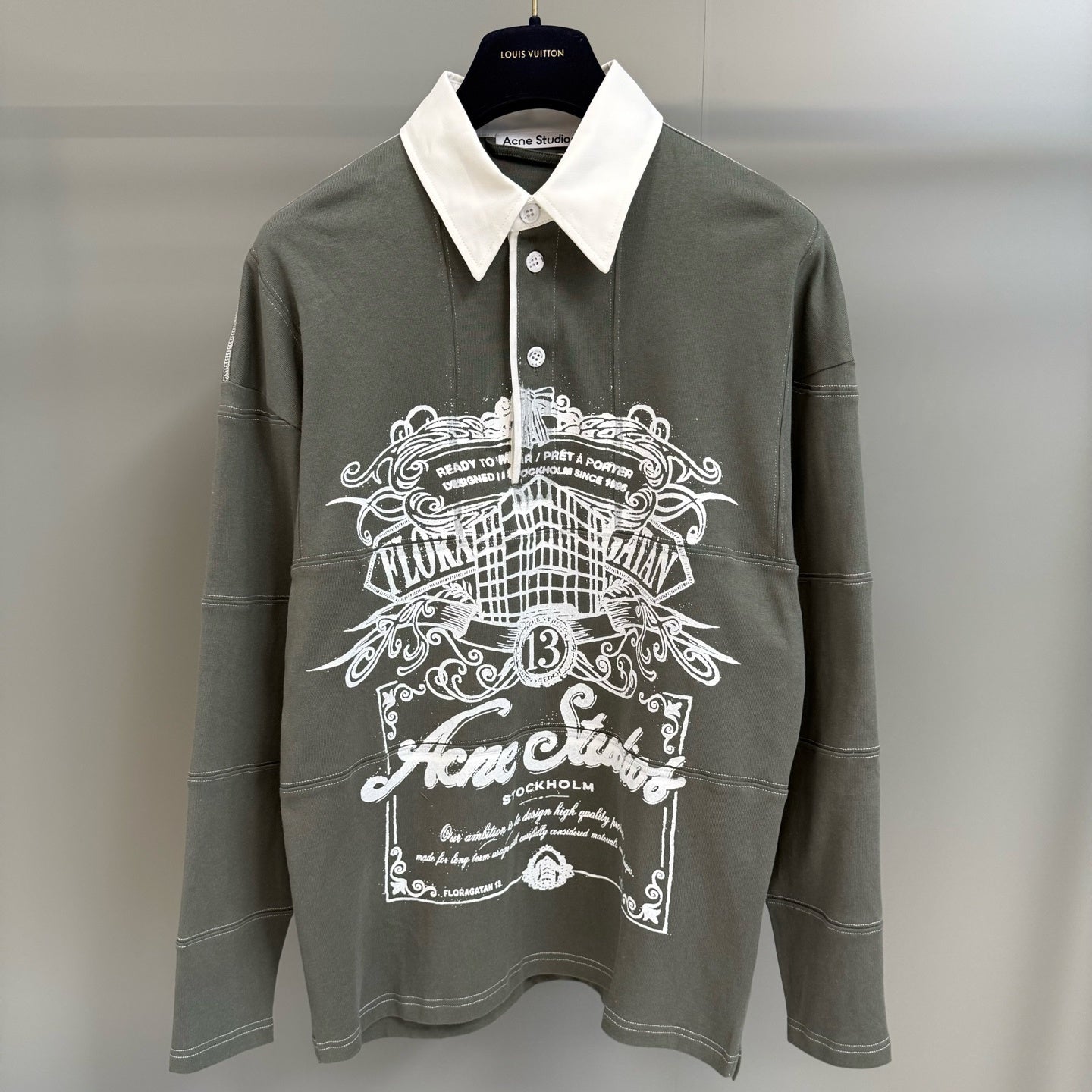 루즈 폴로탑 티셔츠 (Loose polo top T-shirt)