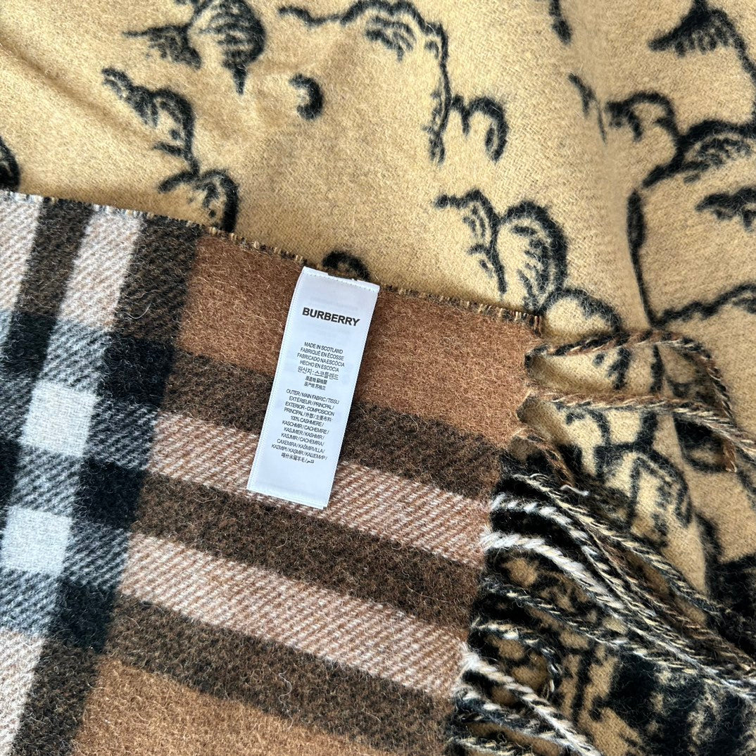 양면 캐시미어 머플러 (Double-sided cashmere muffler)
