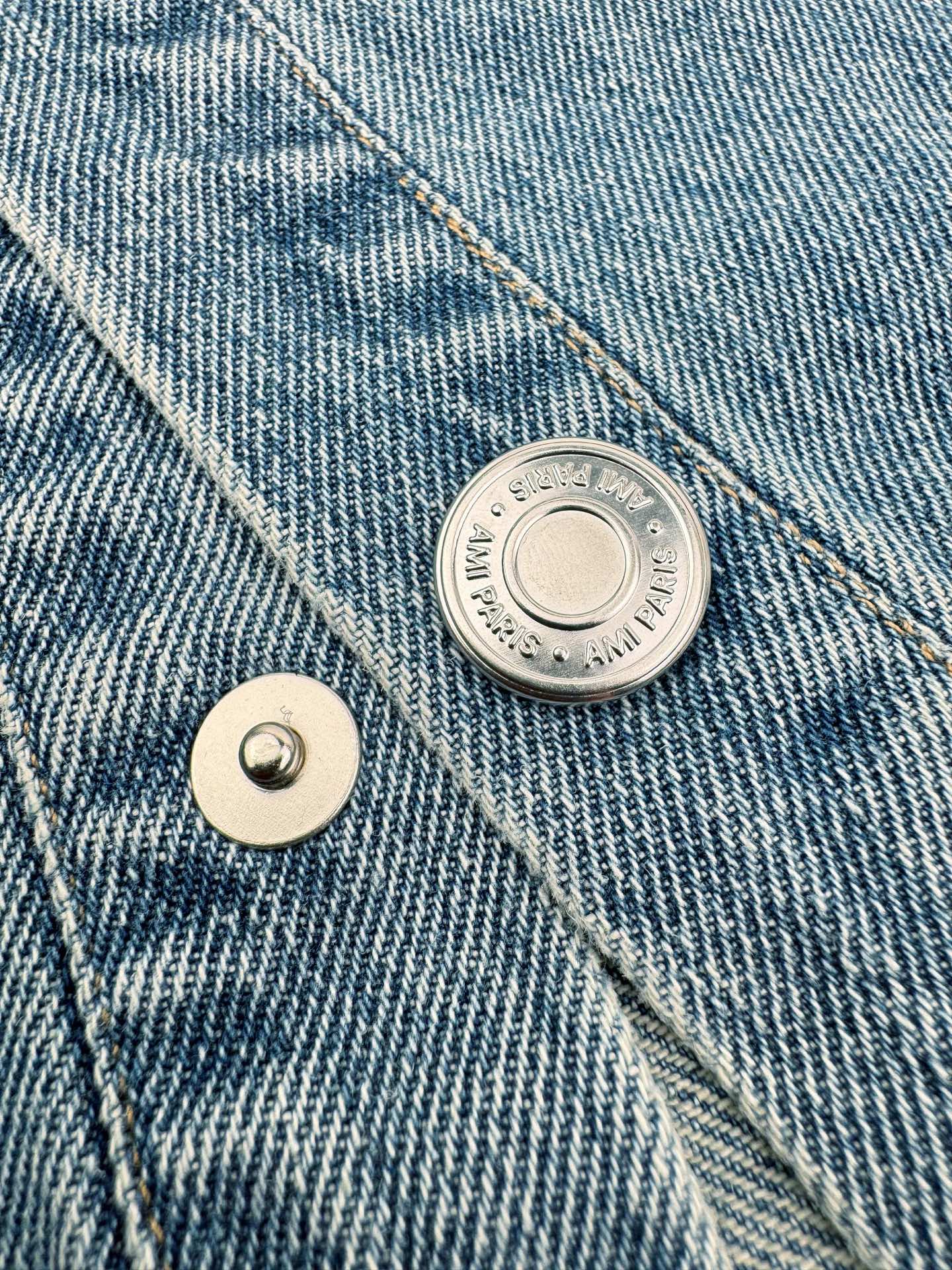하트 데님 재킷 (heart denim jacket)