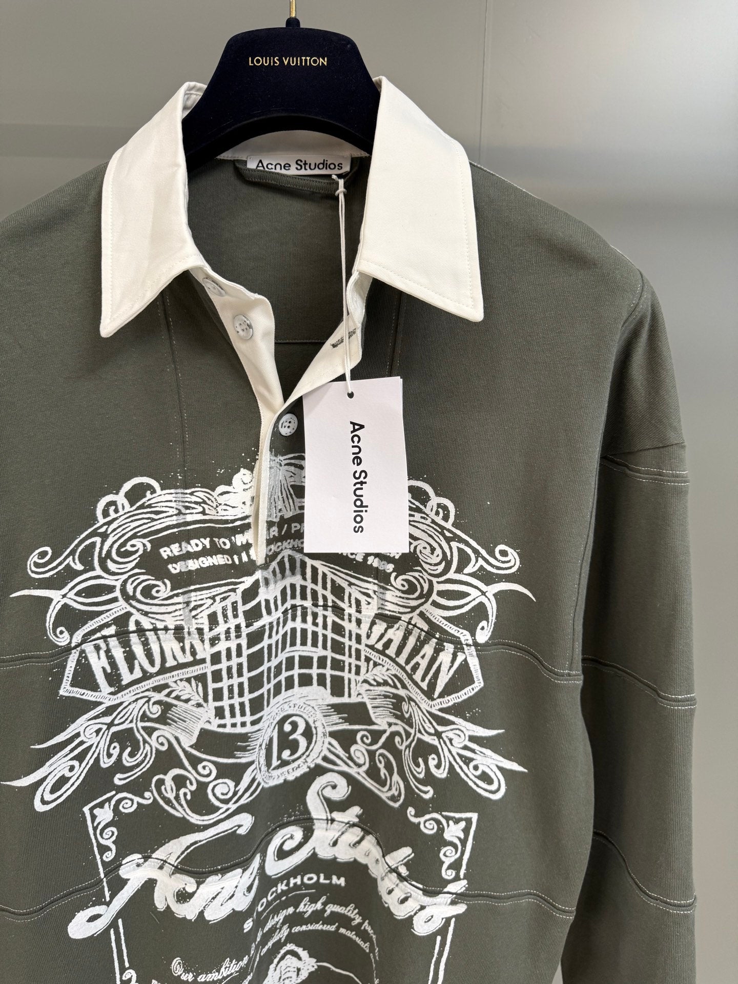 루즈 폴로탑 티셔츠 (Loose polo top T-shirt)