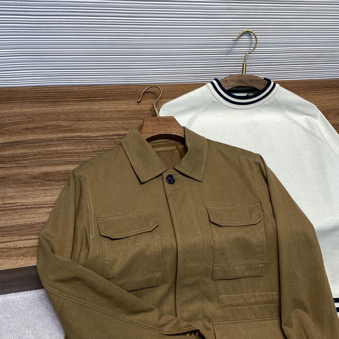 블렌드 칼라 재킷 (Blended collar jacket)