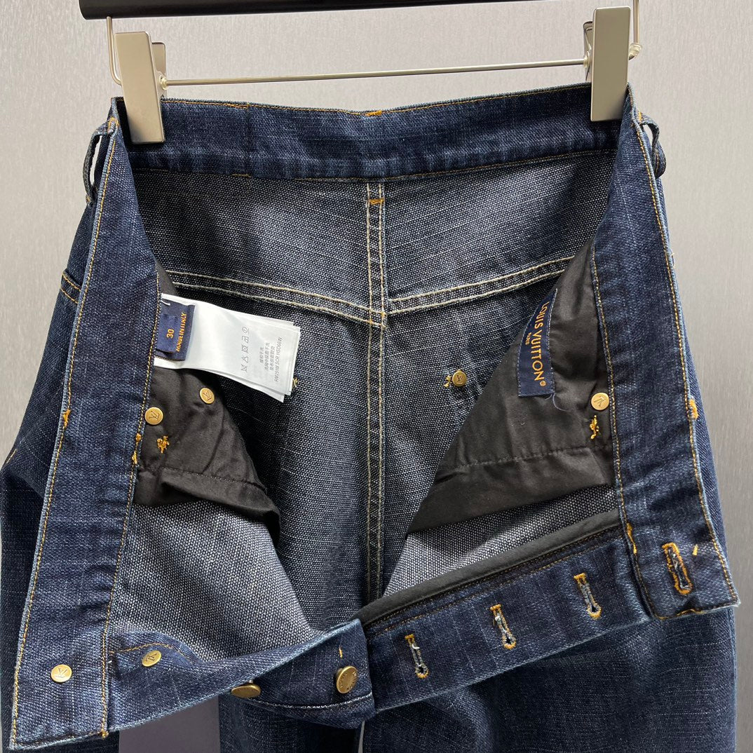 루 워시드 데님진 (Lou Washed Denim Jeans)