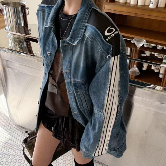 컷업 청자켓 (cut-up denim jacket)