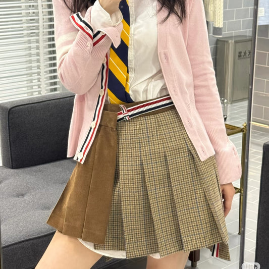 하운드투스 스커트 (houndstooth skirt)