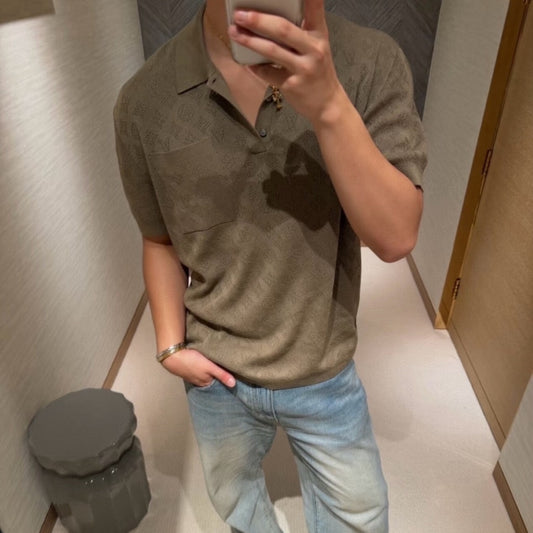 펀칭 포켓 티셔츠 (Punched pocket T-shirt)