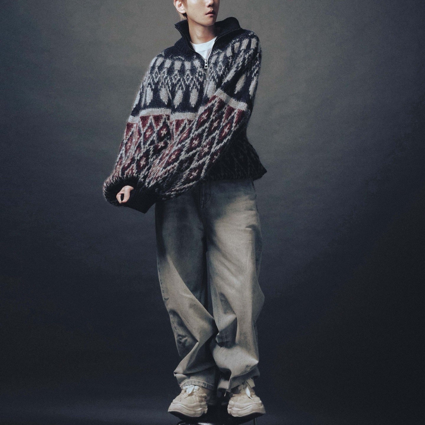로에베 페어 아일 가디건 (Fair Isle Cardigan) – ynhomme