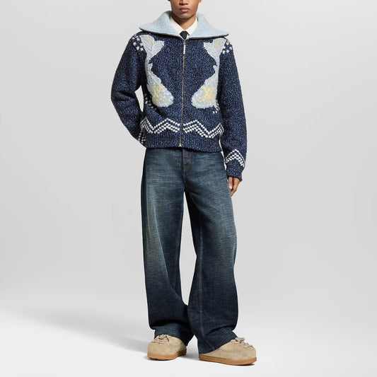 루 워시드 데님진 (Lou Washed Denim Jeans)