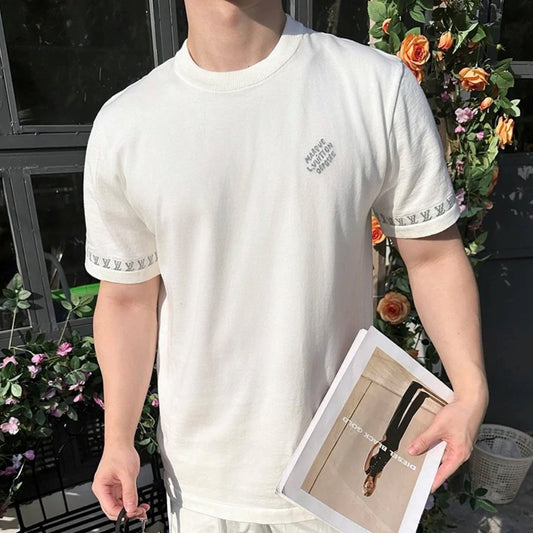 코튼 크루넥 반팔티셔츠 (Cotton crewneck short sleeve t-shirt)