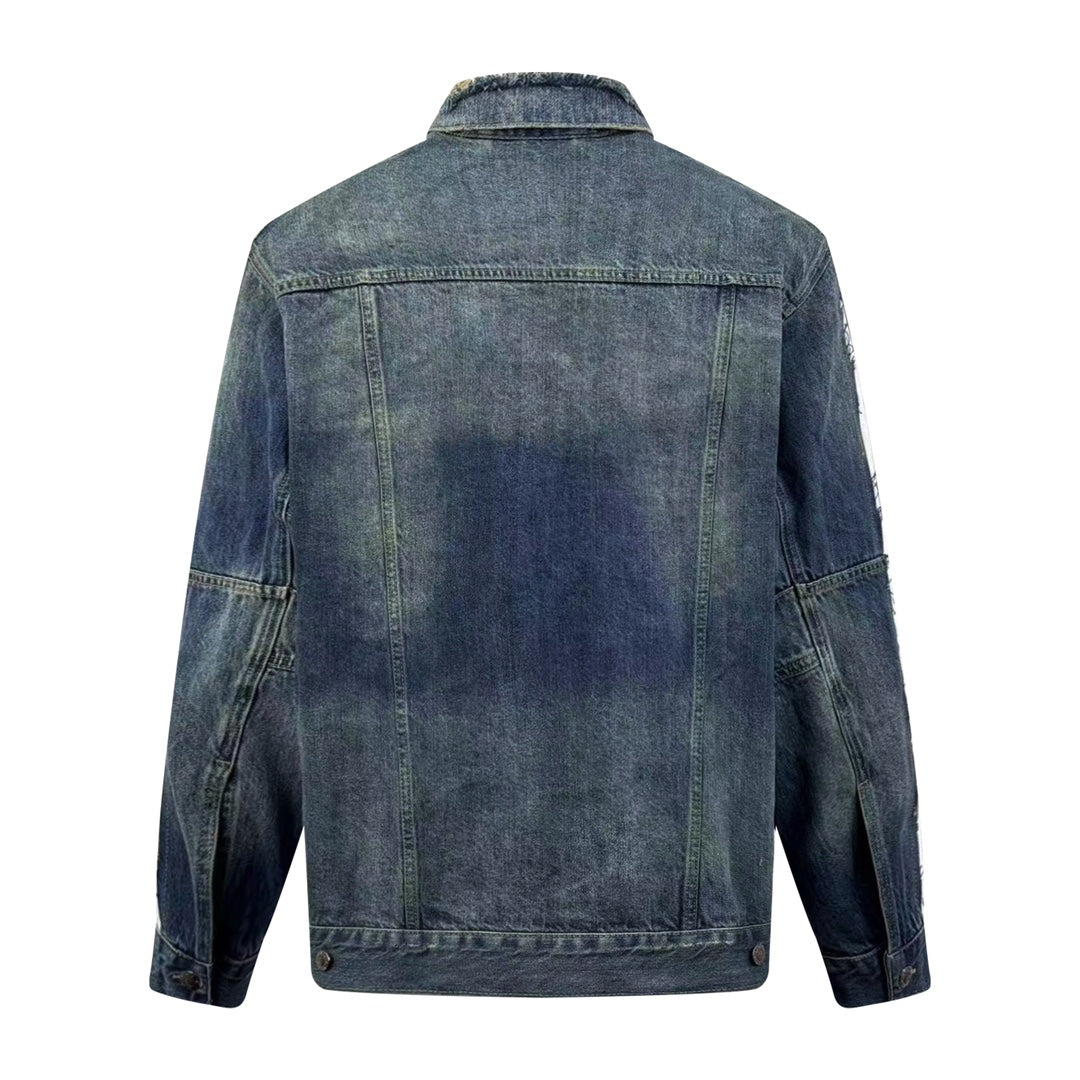 컷업 청자켓 (cut-up denim jacket)