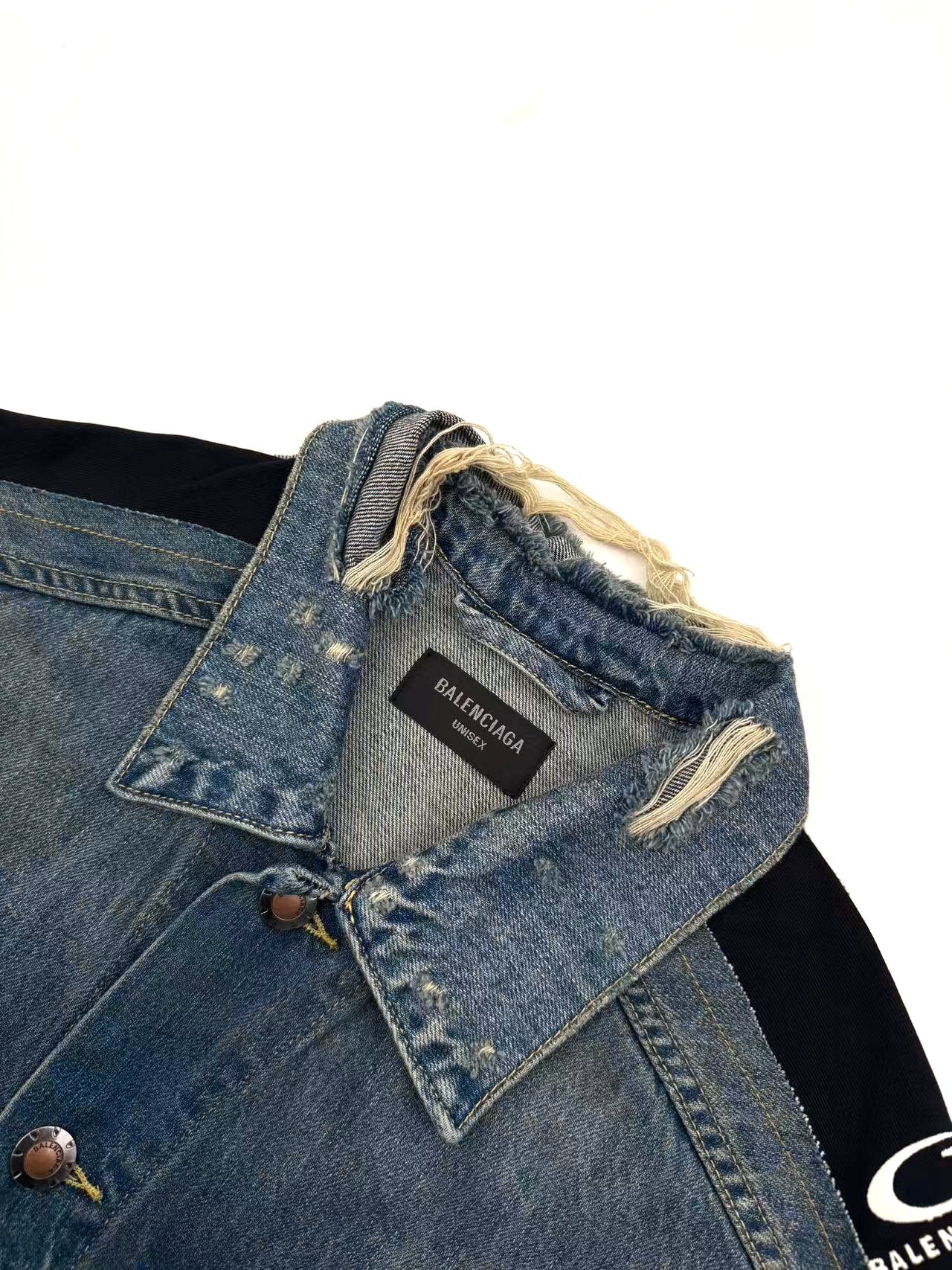 컷업 청자켓 (cut-up denim jacket)
