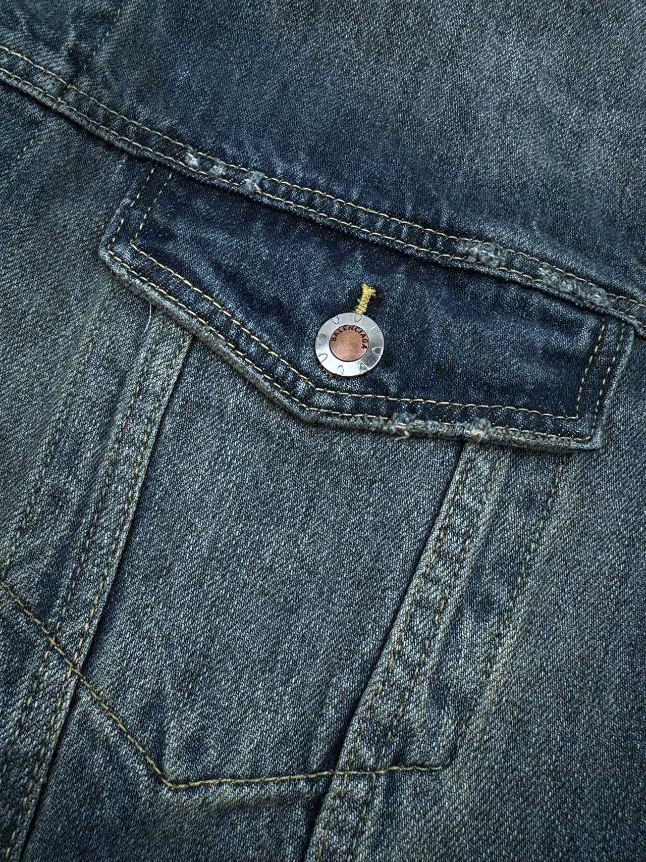 컷업 청자켓 (cut-up denim jacket)