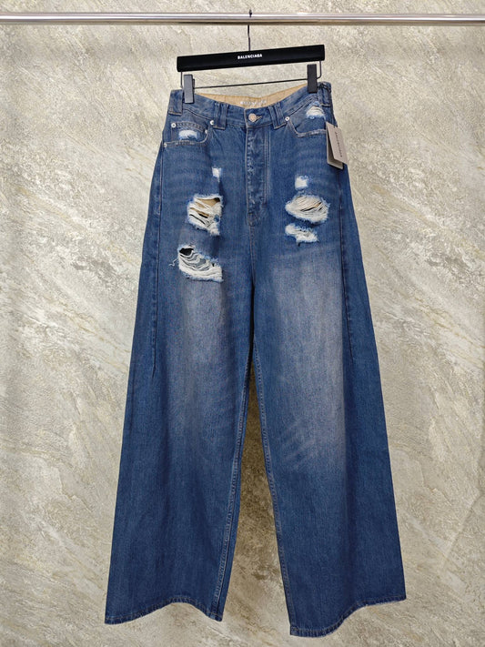 와이드 레그 청바지 (wide leg jeans)