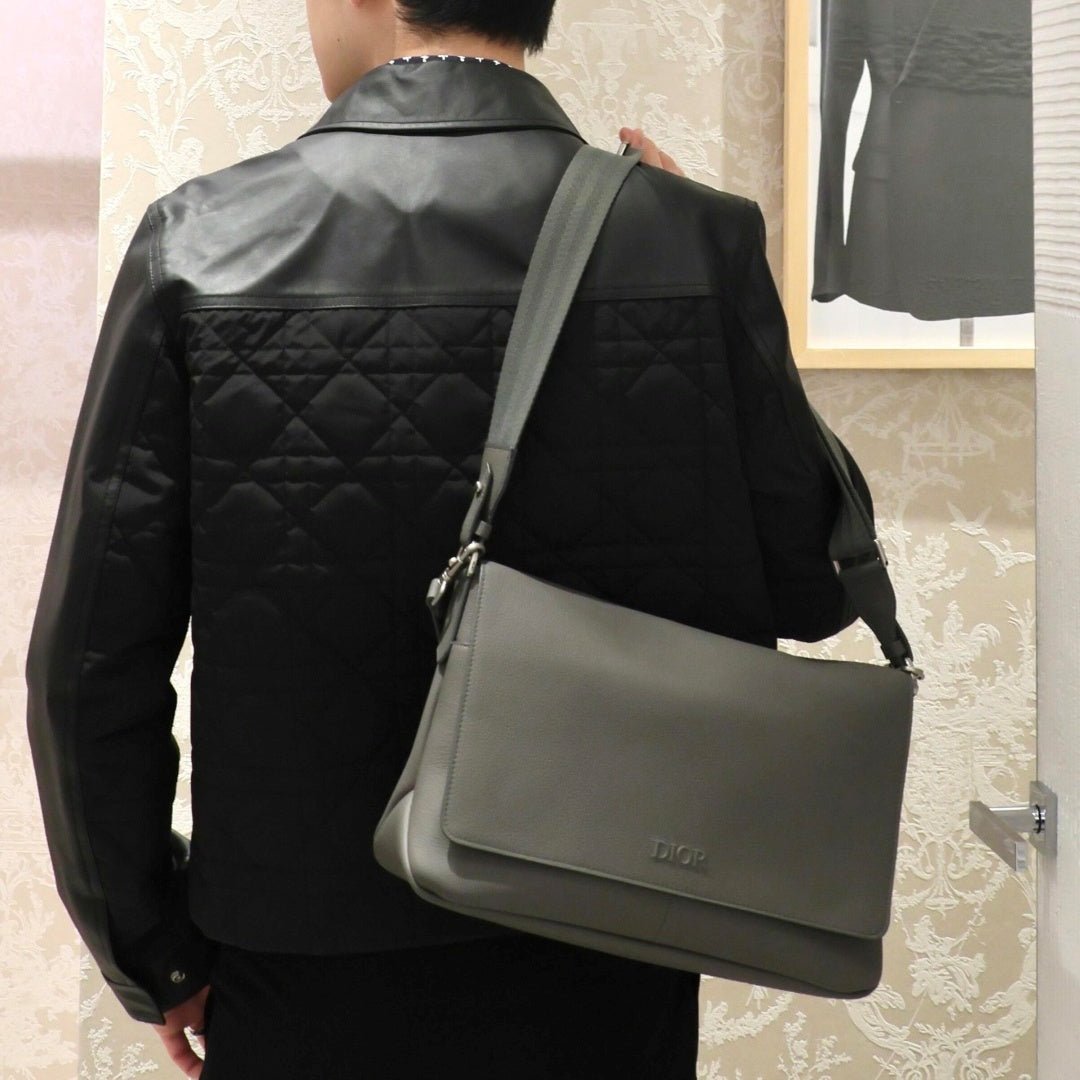 까나쥬 퀄팅 가죽자켓 (Cannage quilted leather jacket)