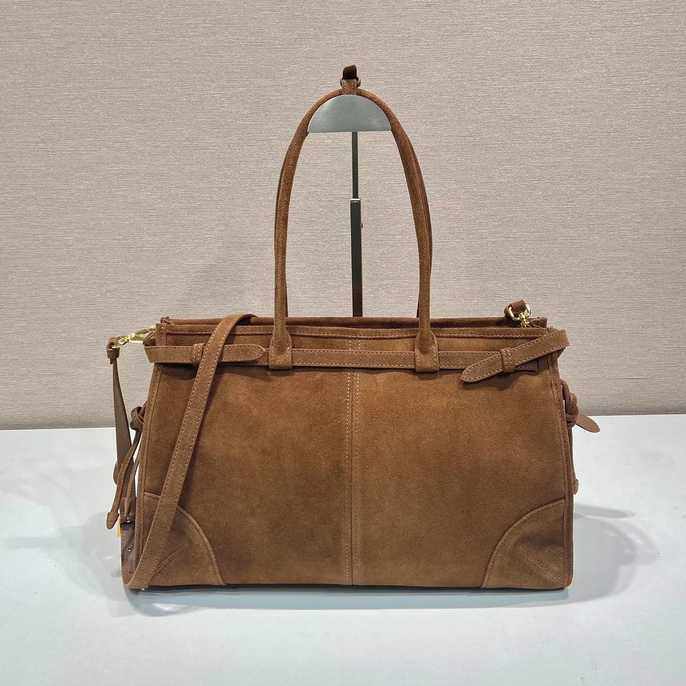 스웨이드 토트백 (Suede tote bag)