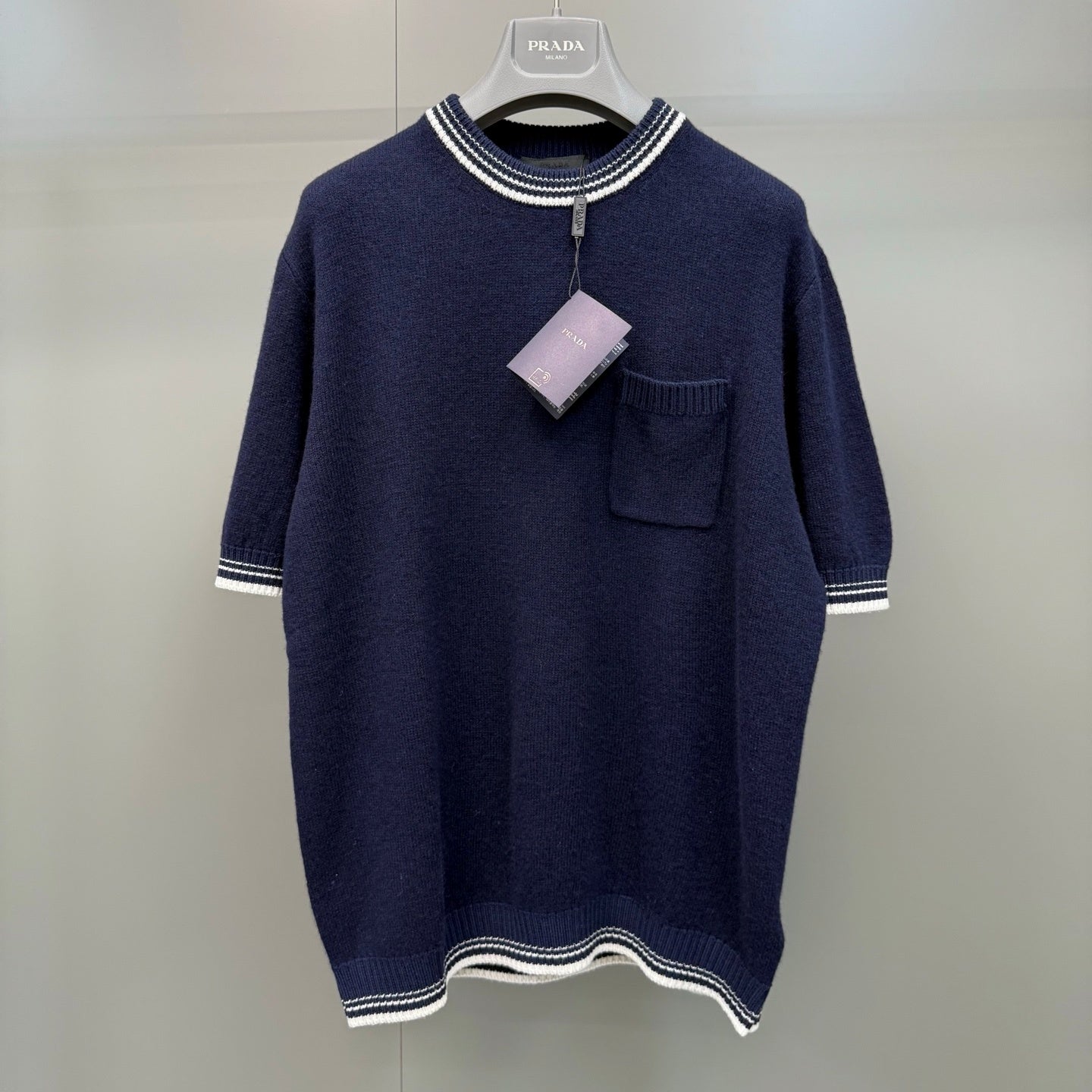 배색 립 티셔츠 (Rib T-Shirt)