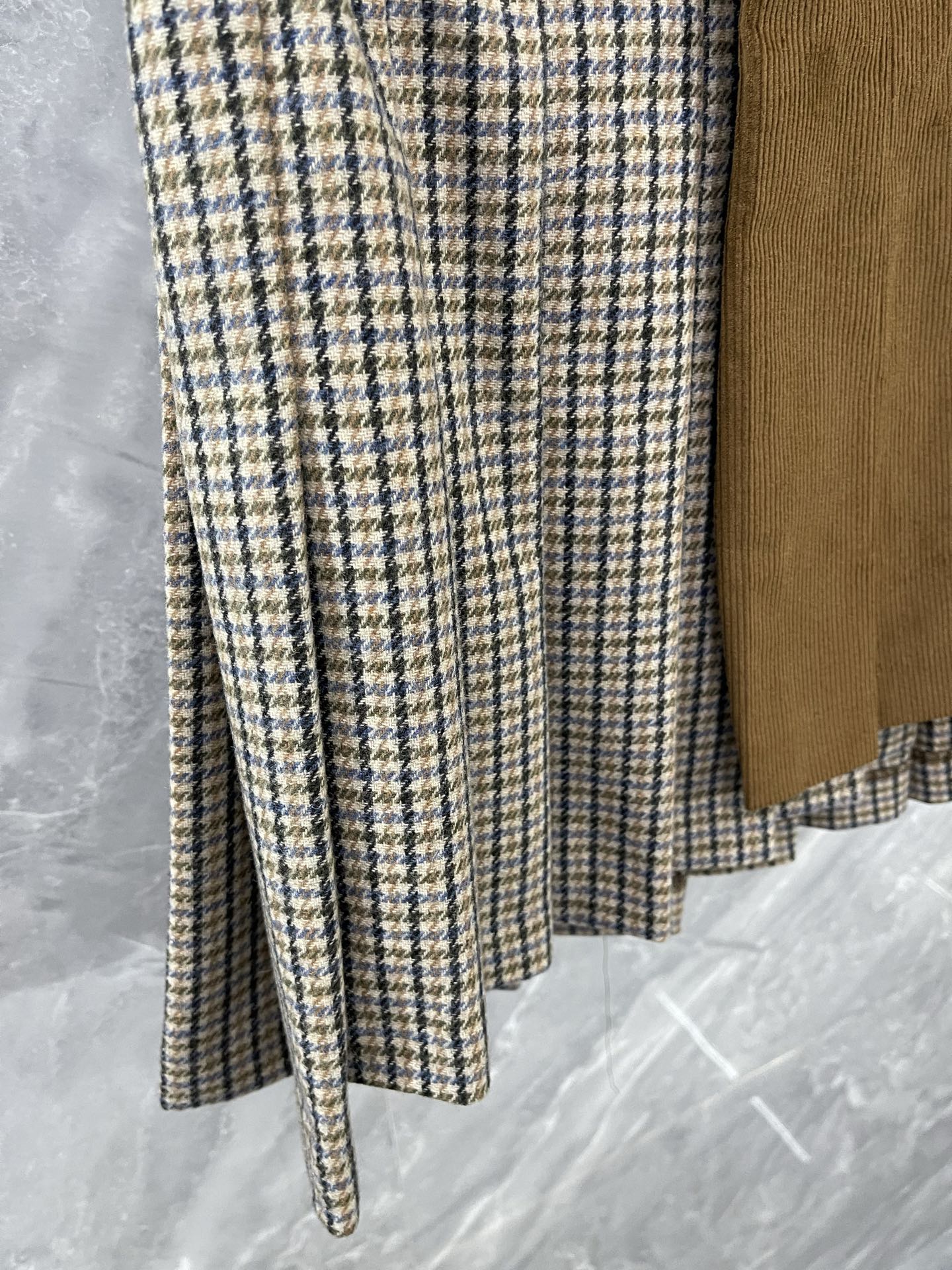 하운드투스 스커트 (houndstooth skirt)