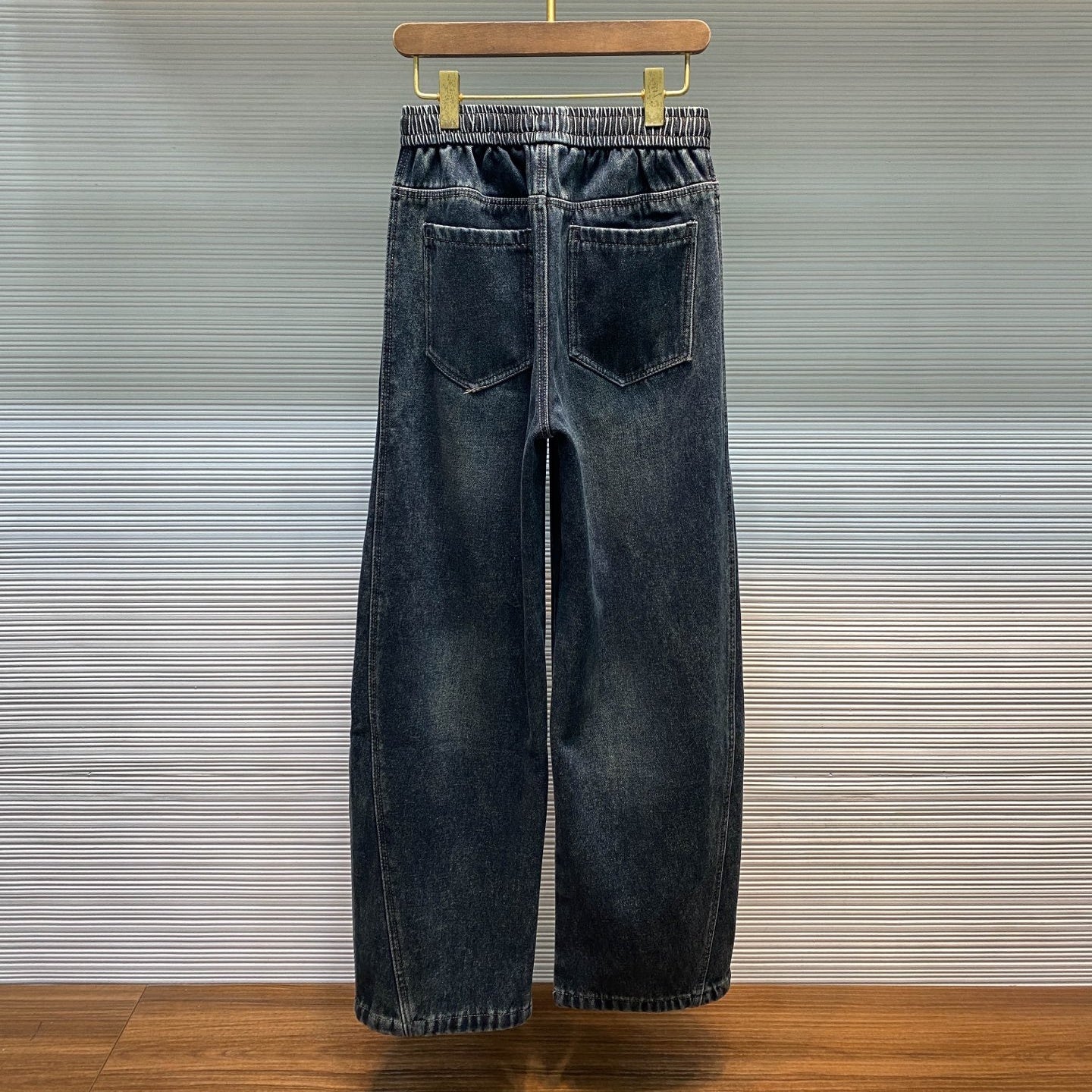 드로스트링 밴딩청바지 (Drawstring banding jeans)