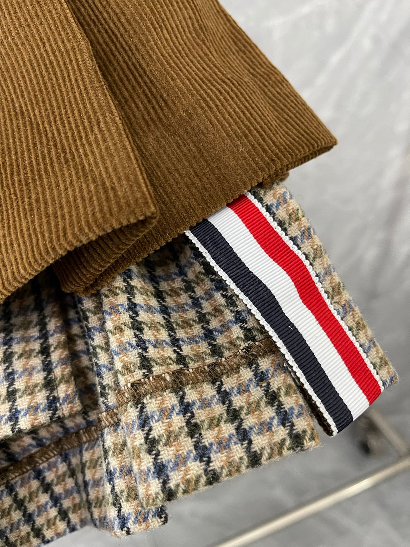 하운드투스 스커트 (houndstooth skirt)