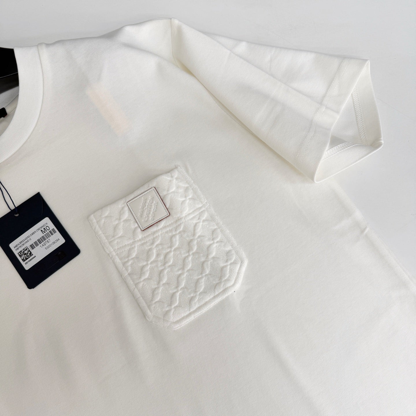 자카드 포켓 티셔츠 (jacquard pocket t-shirt)