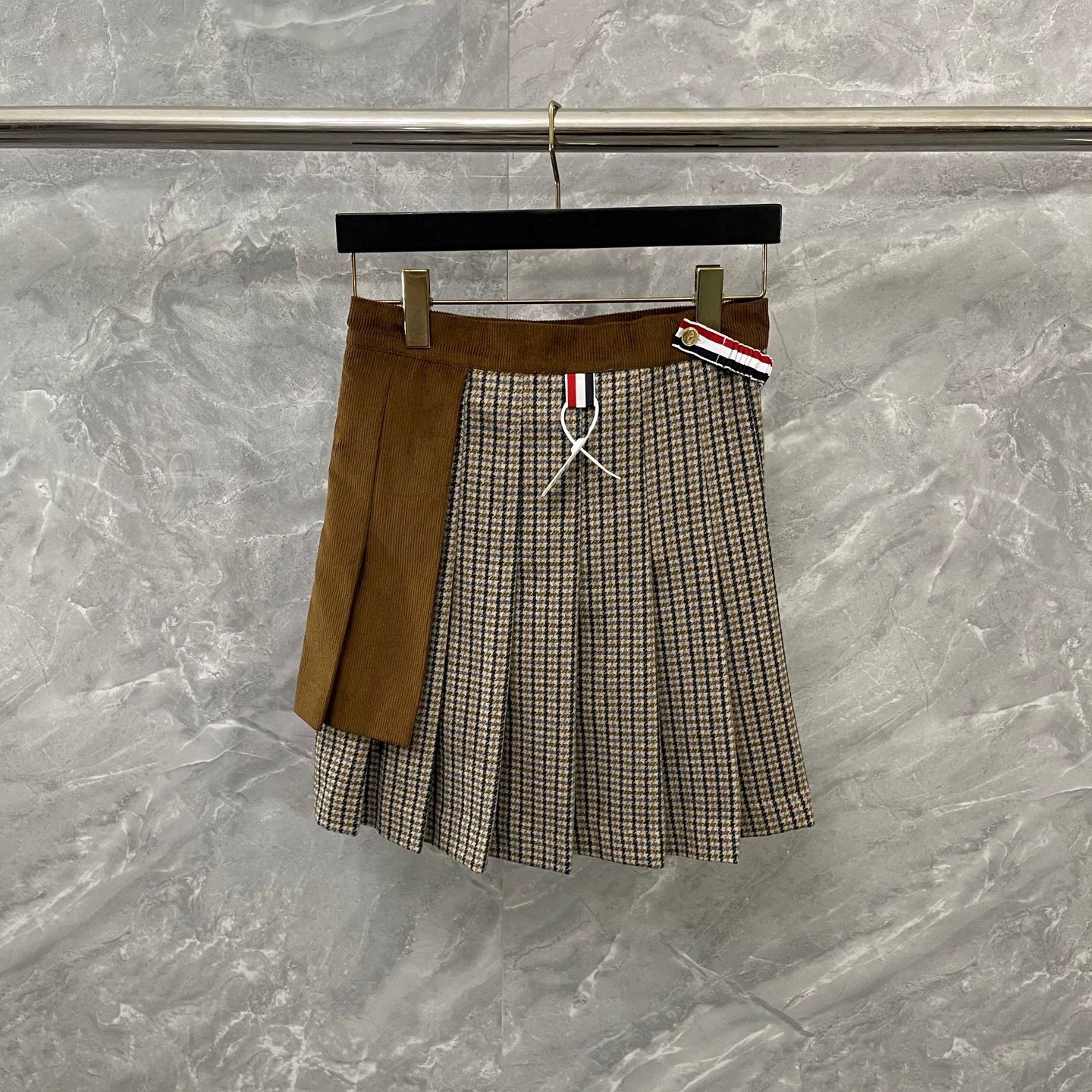 하운드투스 스커트 (houndstooth skirt)