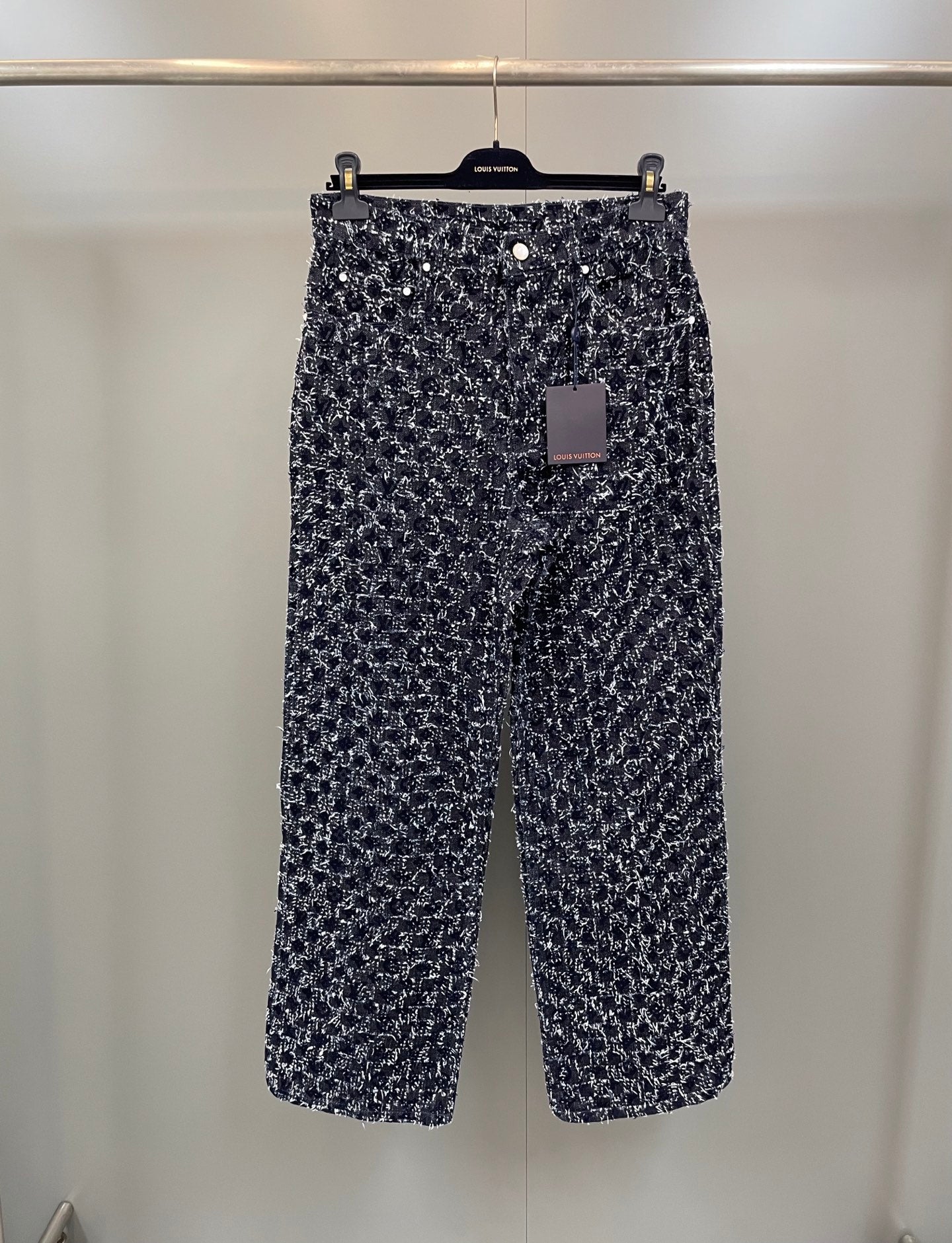 크로셰 데님 재킷, 청바지 (Crochet denim jacket, jeans)