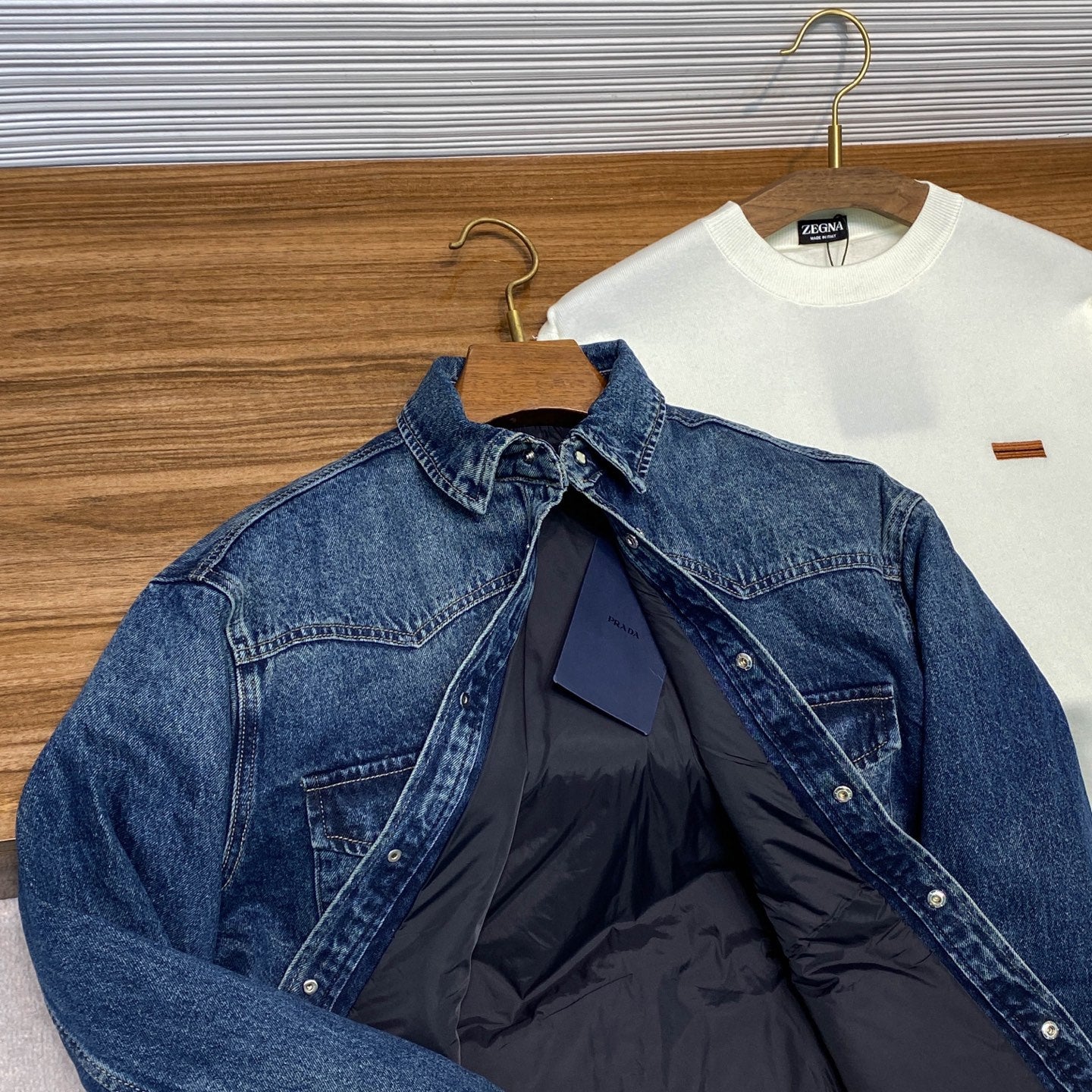 데님 퀄팅자켓 (Denim quilted jacket)