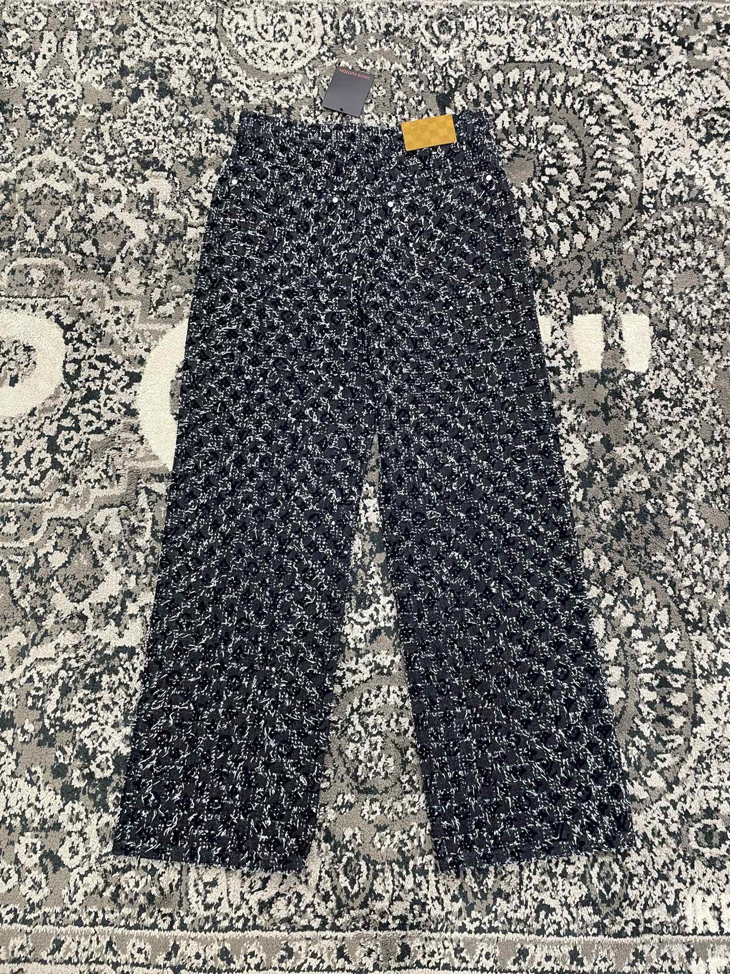 크로셰 데님 재킷, 청바지 (Crochet denim jacket, jeans)