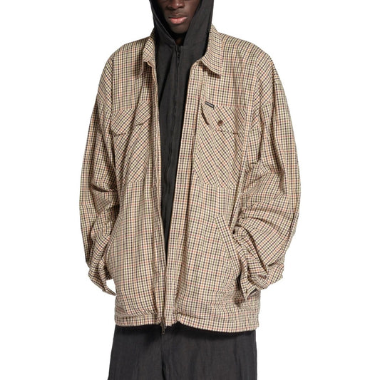 체크 셔츠자켓 (check shirt jacket)