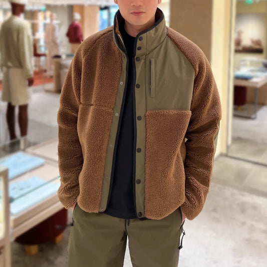 리버시블 램스울 재킷 (Reversible lambswool jacket)