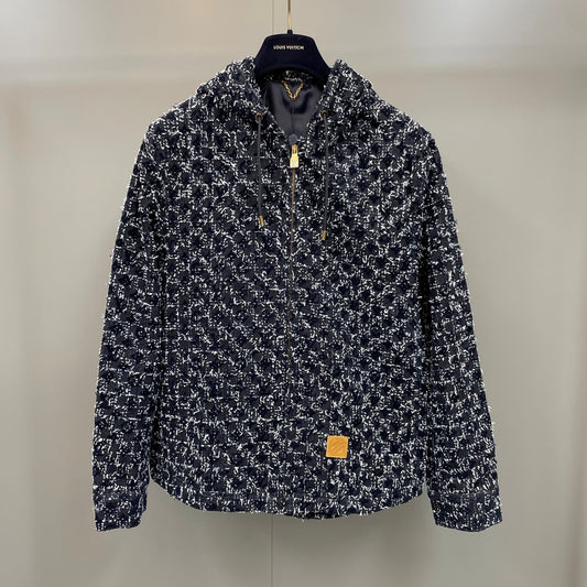 크로셰 데님 재킷, 청바지 (Crochet denim jacket, jeans)