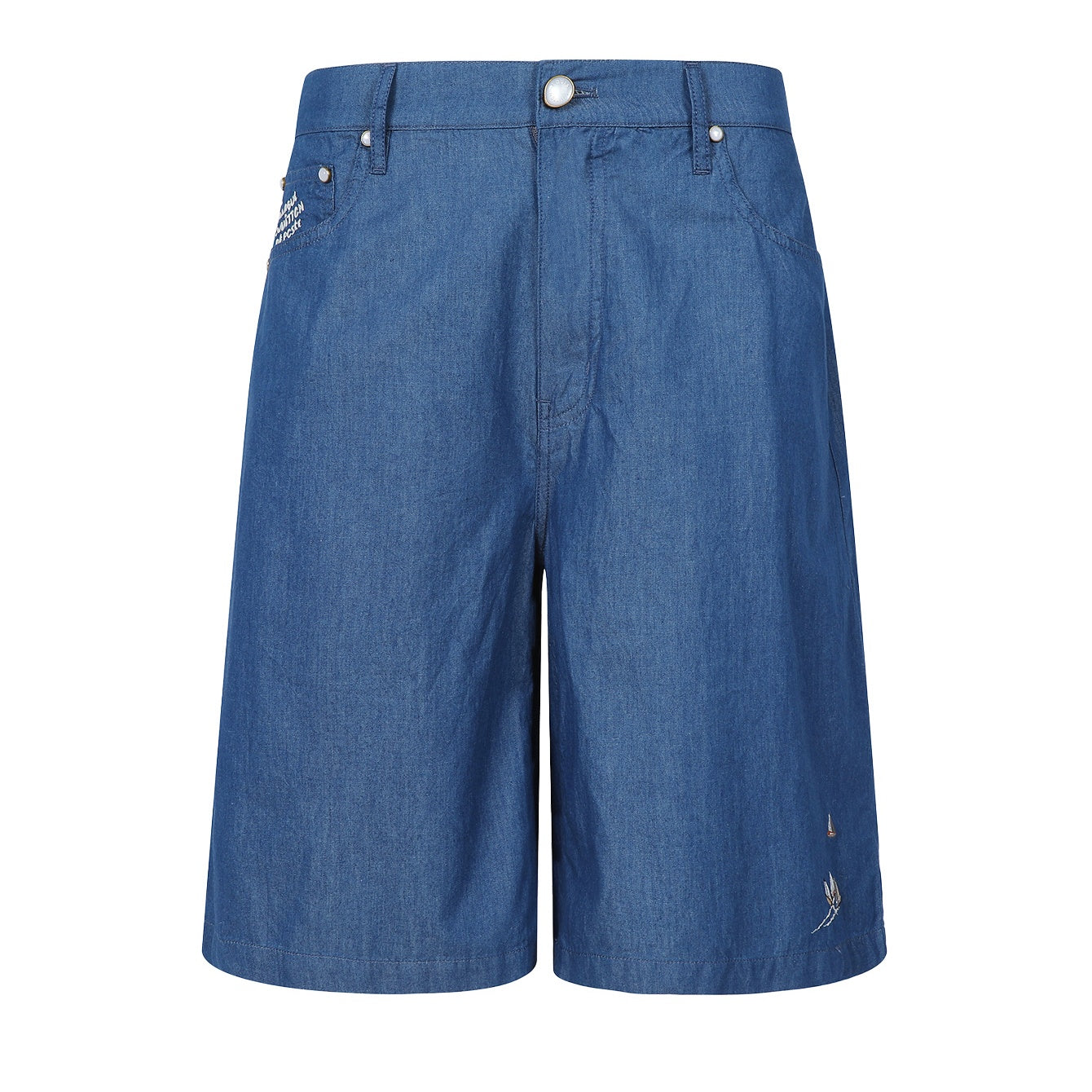 샴브레이 숏팬츠 (Chambray shorts)