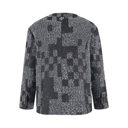 테일러링 카라리스자켓 (Tailored collarless jacket)