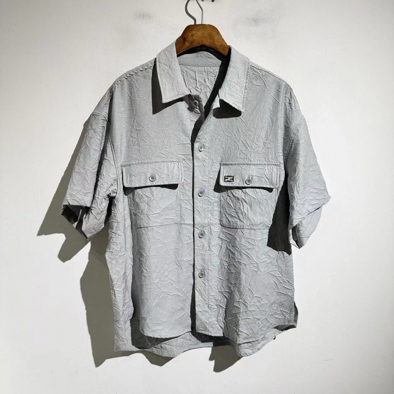 루즈 텍스트 셔츠 (loose text shirt)