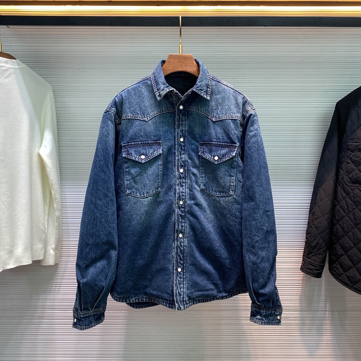 데님 퀄팅자켓 (Denim quilted jacket)