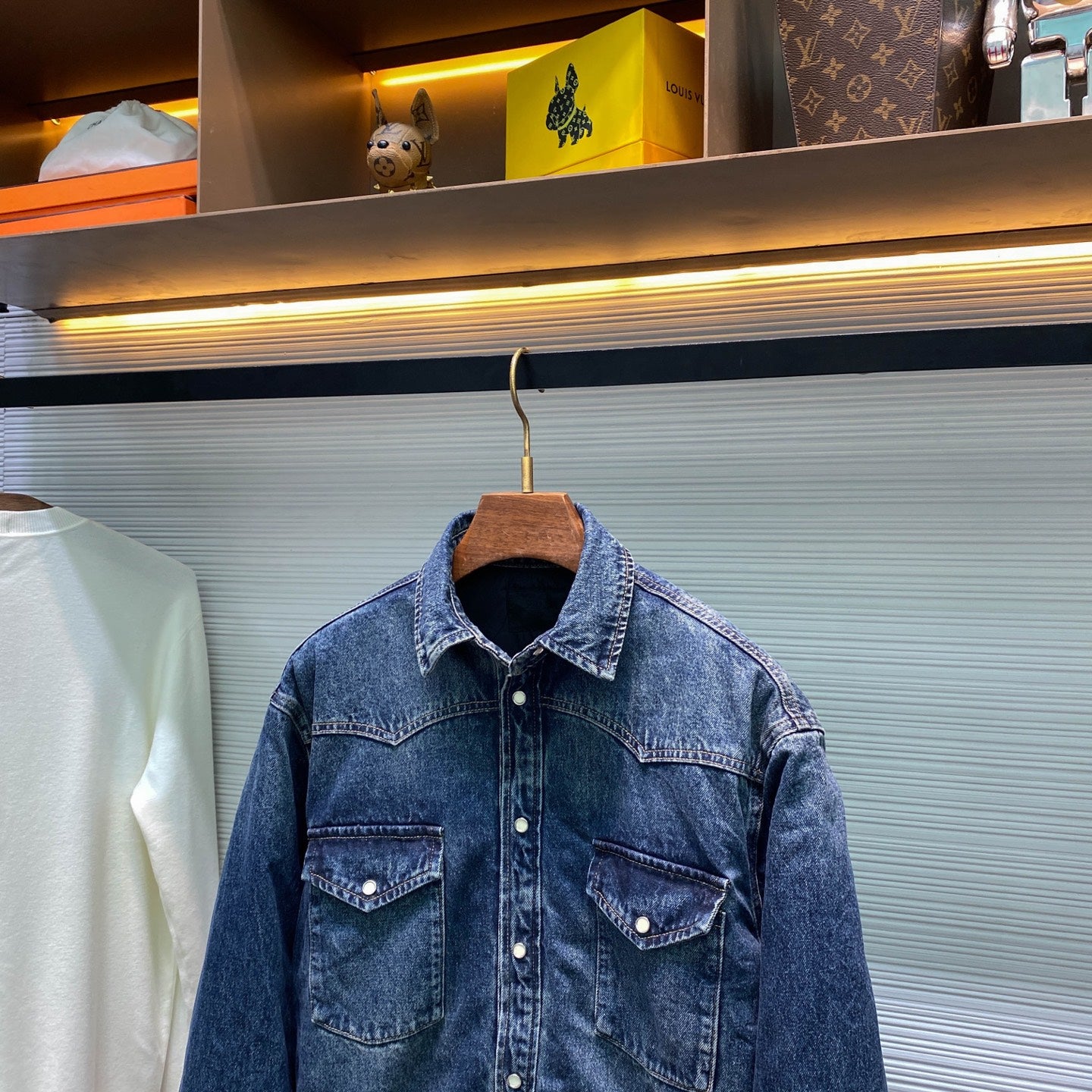 데님 퀄팅자켓 (Denim quilted jacket)
