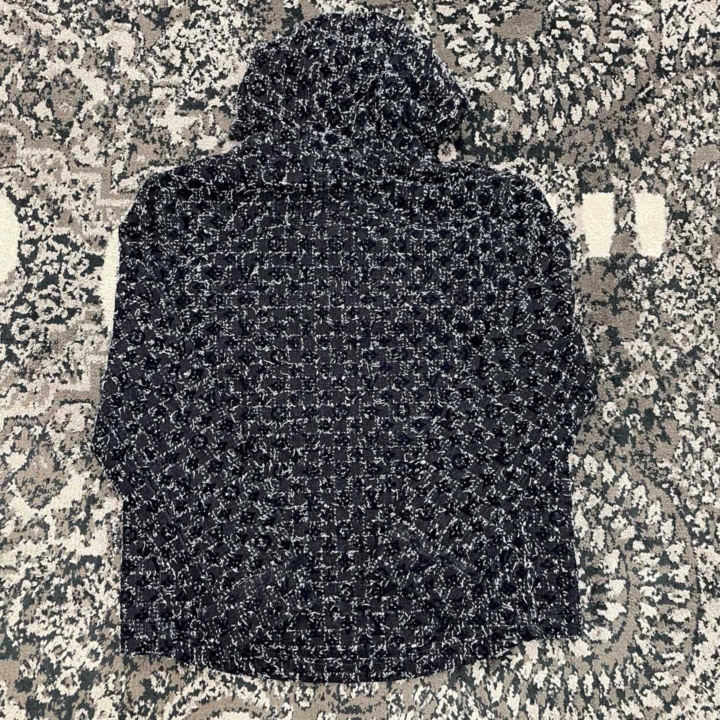 크로셰 데님 재킷, 청바지 (Crochet denim jacket, jeans)
