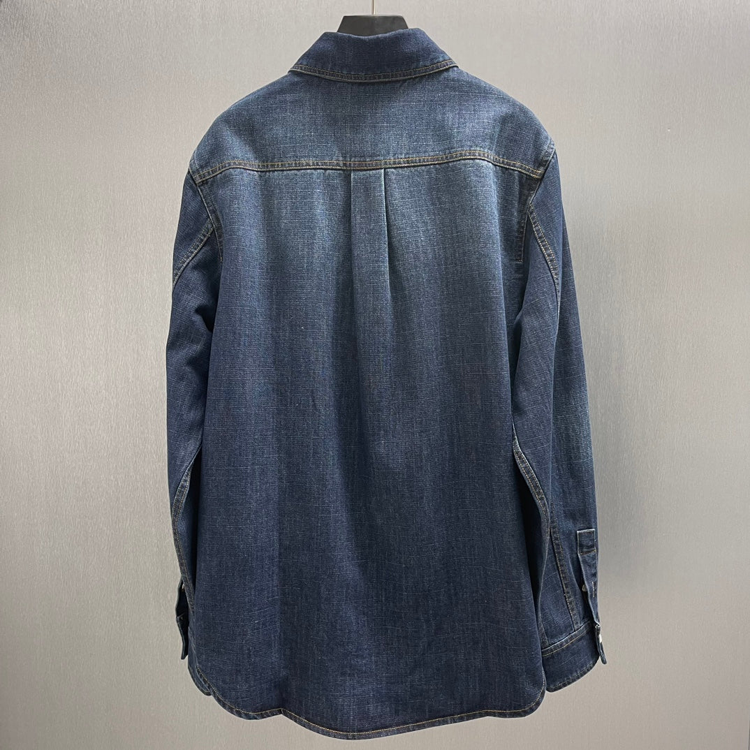 루 워시드 데님자켓 (Lou Washed Denim Jacket)