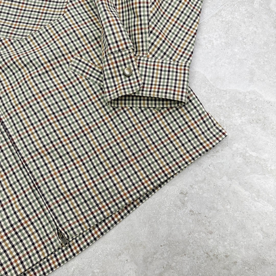 체크 셔츠자켓 (check shirt jacket)