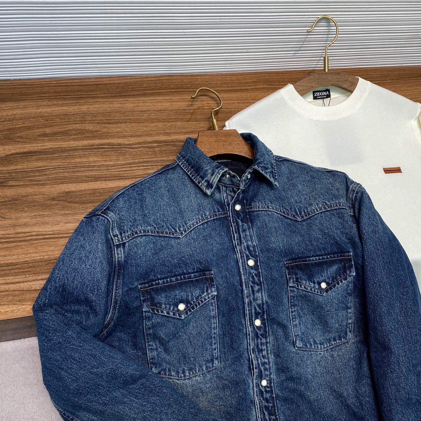 데님 퀄팅자켓 (Denim quilted jacket)