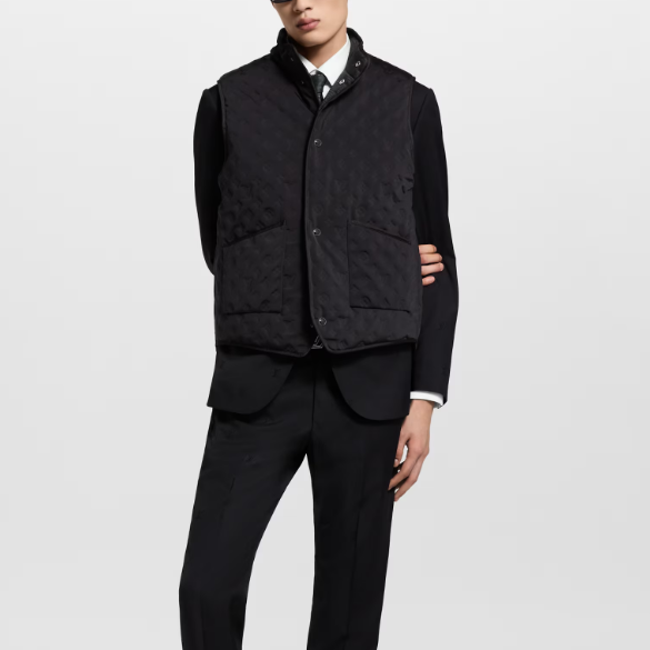 모노그램 리버시블 베스트 (Monogram reversible vest)