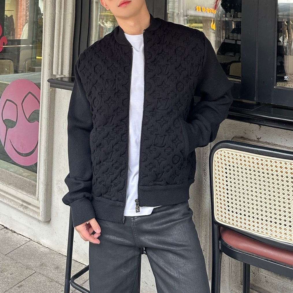 울 블렌드니트자켓 (Wool blend knit jacket)