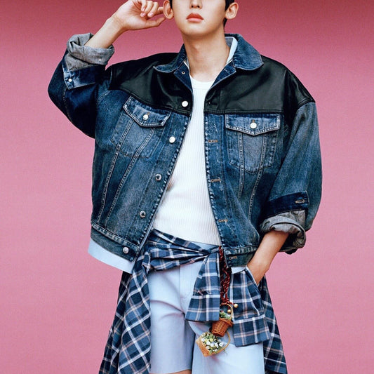 워시드 데님자켓 (Washed denim jacket)