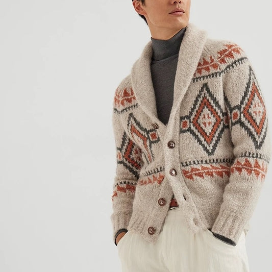 알파카 울 가디건 (Alpaca wool cardigan)