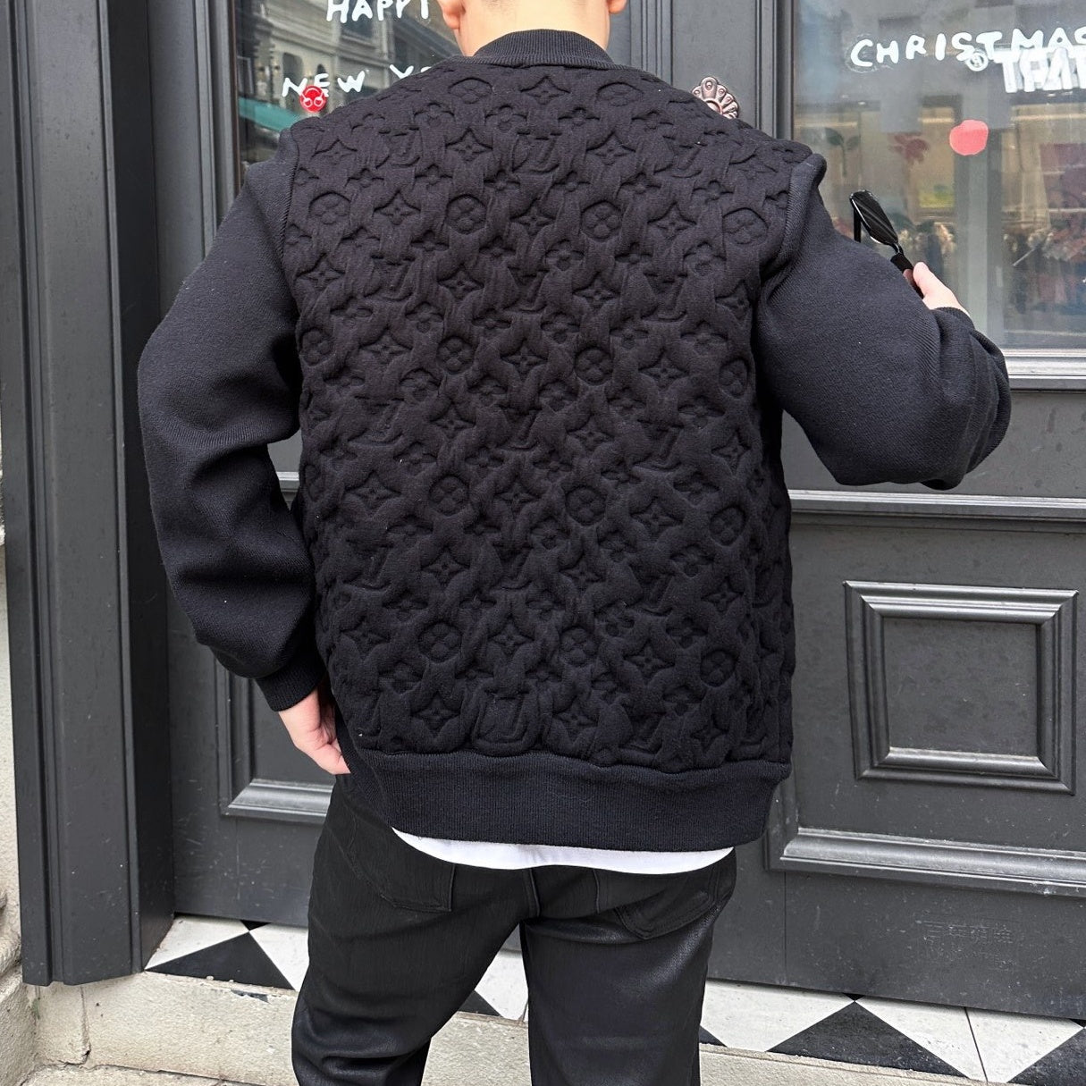 울 블렌드니트자켓 (Wool blend knit jacket)