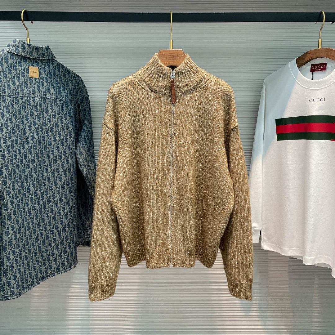 인타르시아 터틀넥 (Intarsia turtleneck)