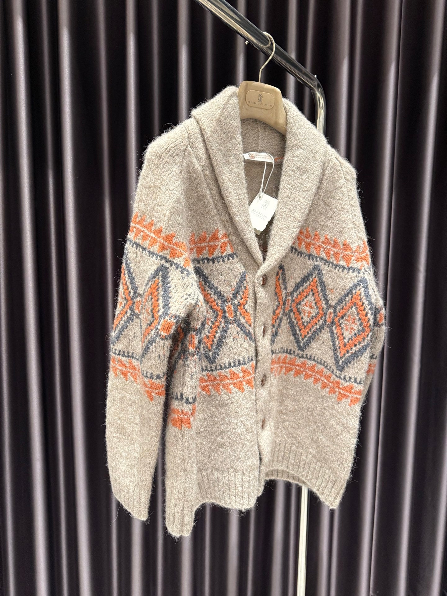 알파카 울 가디건 (Alpaca wool cardigan)