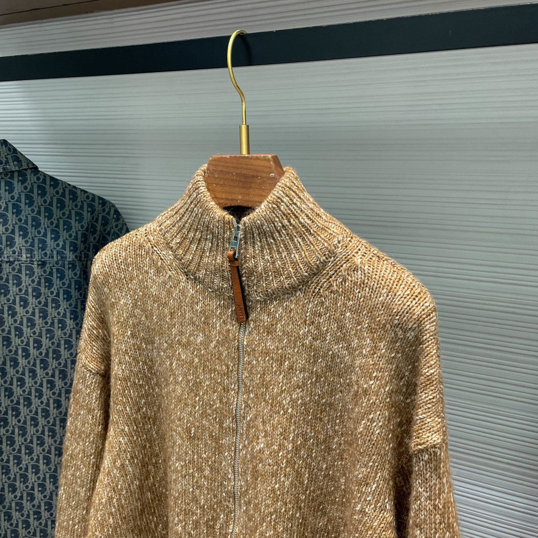 인타르시아 터틀넥 (Intarsia turtleneck)